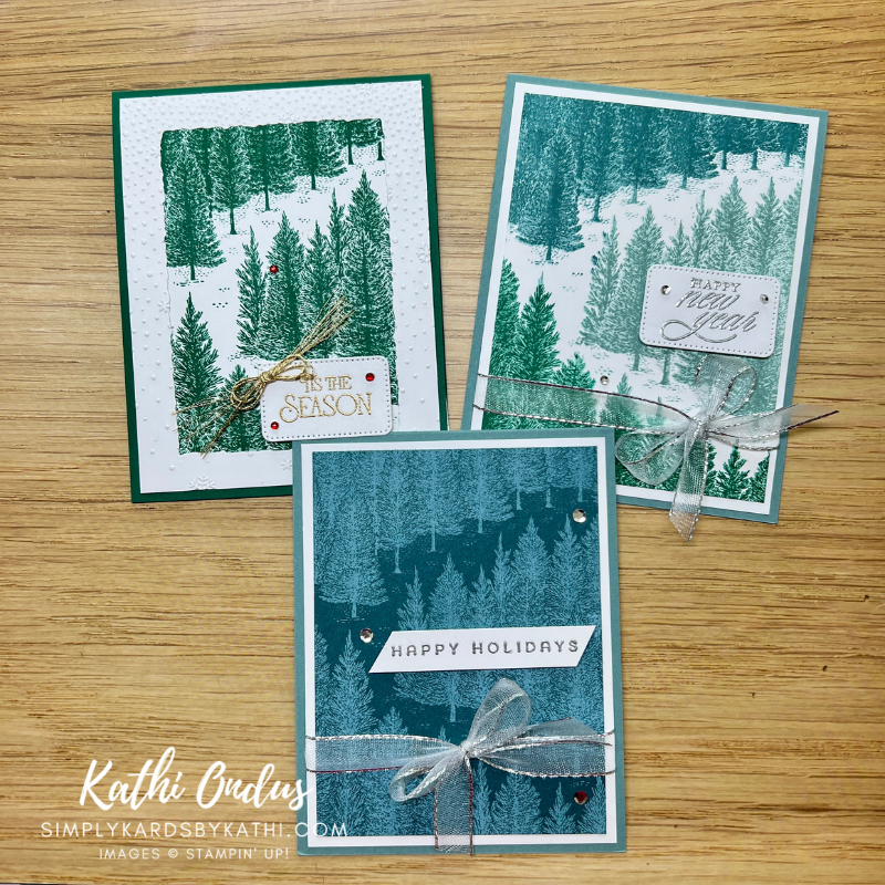 Stampin' Up! Fragrant Forest: Ideas For Three Different Looks - Simply  Kards by Kathi
